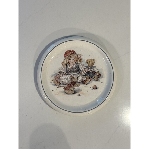 Pfalzkeramik Tea Dessert Set "Nostalgie" Doll Toys Handpainted Speckled Ceramic - Picture 12 of 15